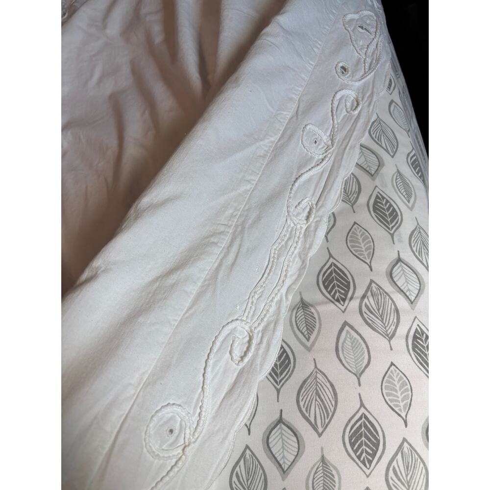 Pre-owned Battenburg Lace Cut Duvet Cover Full Size - Picture 4 of 9